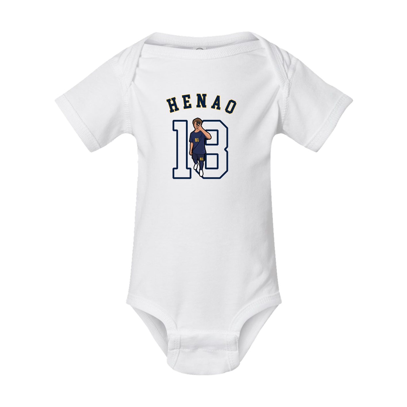 Baby Onesie — Shirsey Arch in White