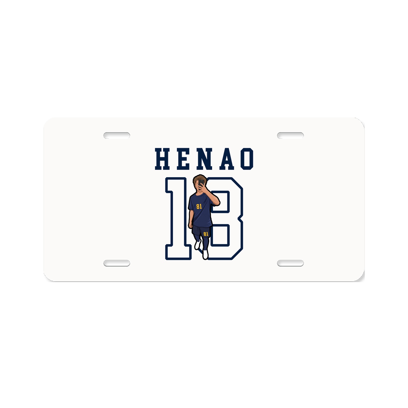 License Plate — Shirsey in Classic