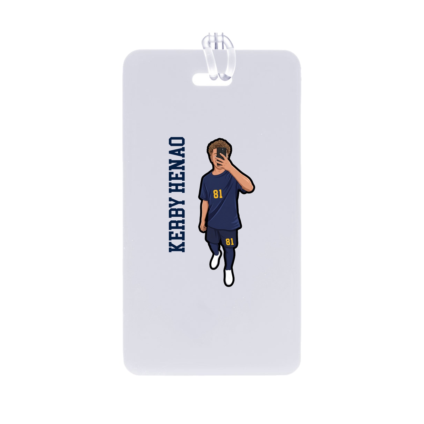 Bag Tag — Name Vertical in Classic