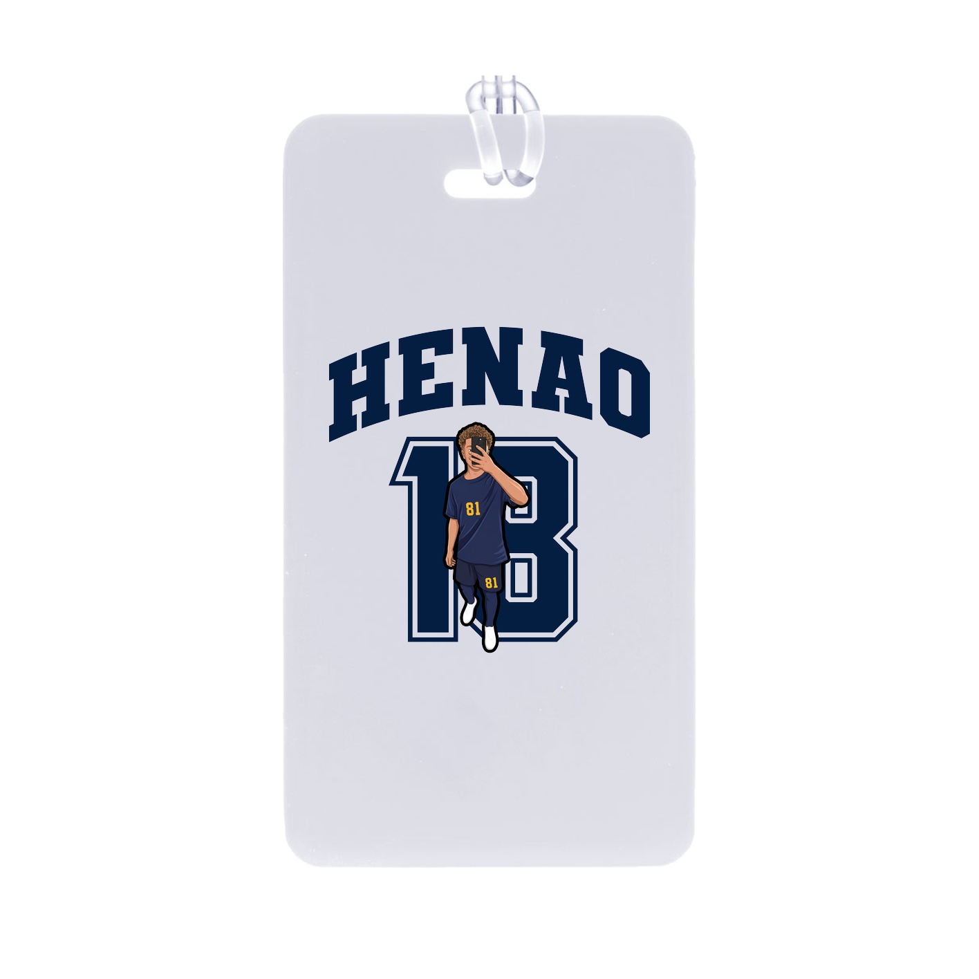 Bag Tag — Number in Classic