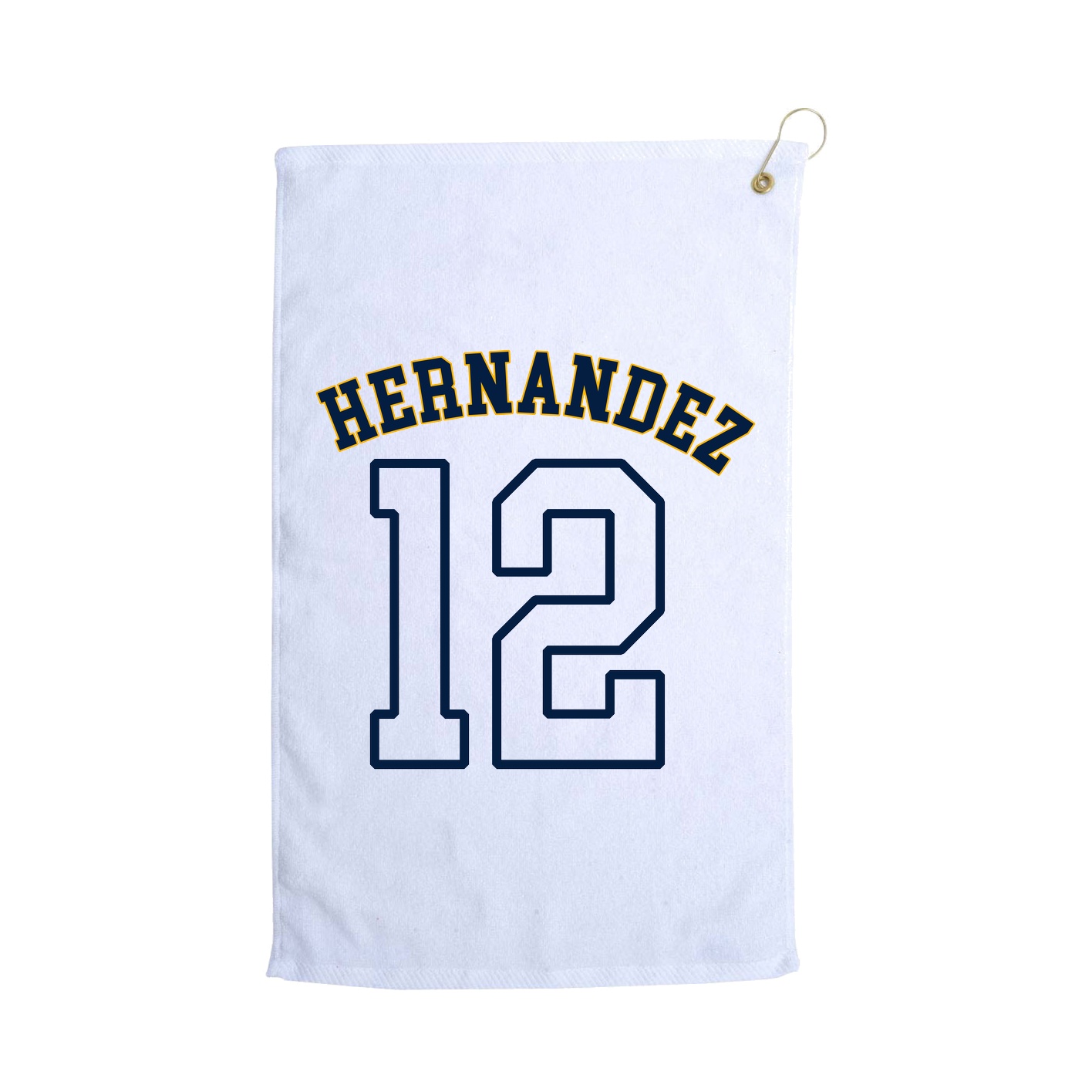 Golf Towel — Shirsey Arch in White