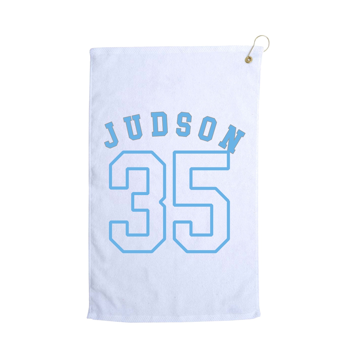 Golf Towel — Shirsey Arch in White