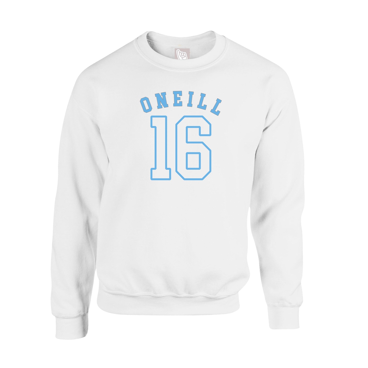 Fleece Crew — Shirsey Arch in White