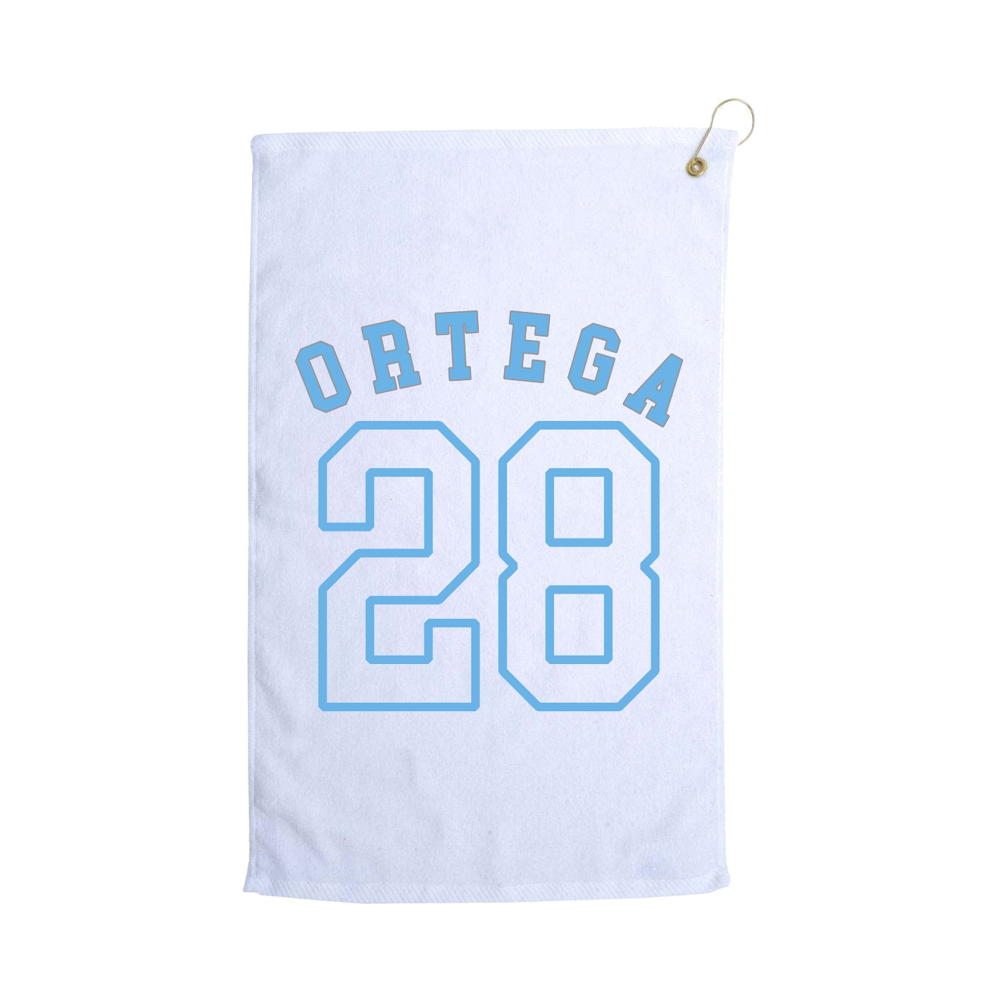 Golf Towel — Shirsey Arch in White