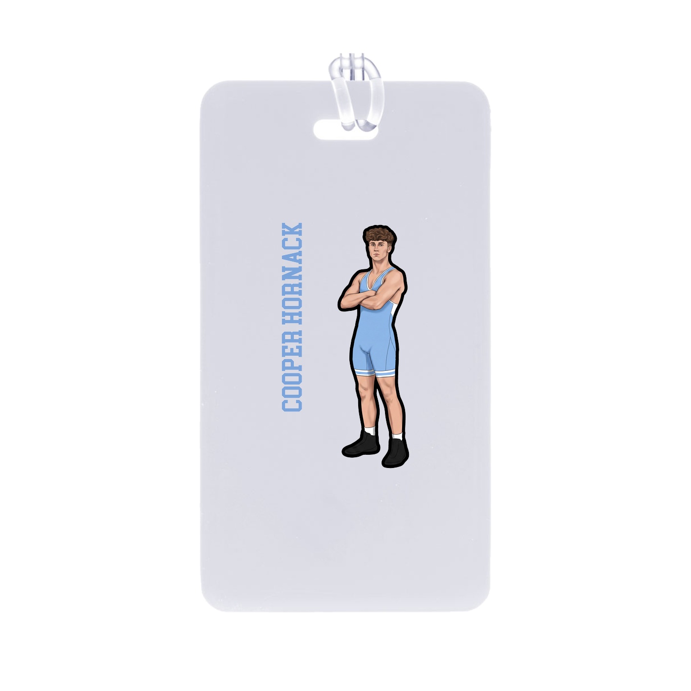 Bag Tag — Name Vertical in Classic