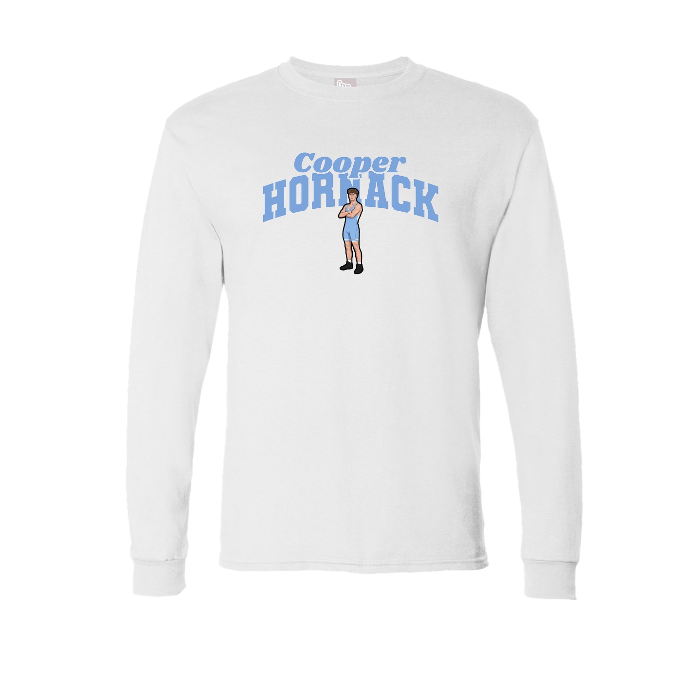 Long Sleeve Tee — Signature Arch in White