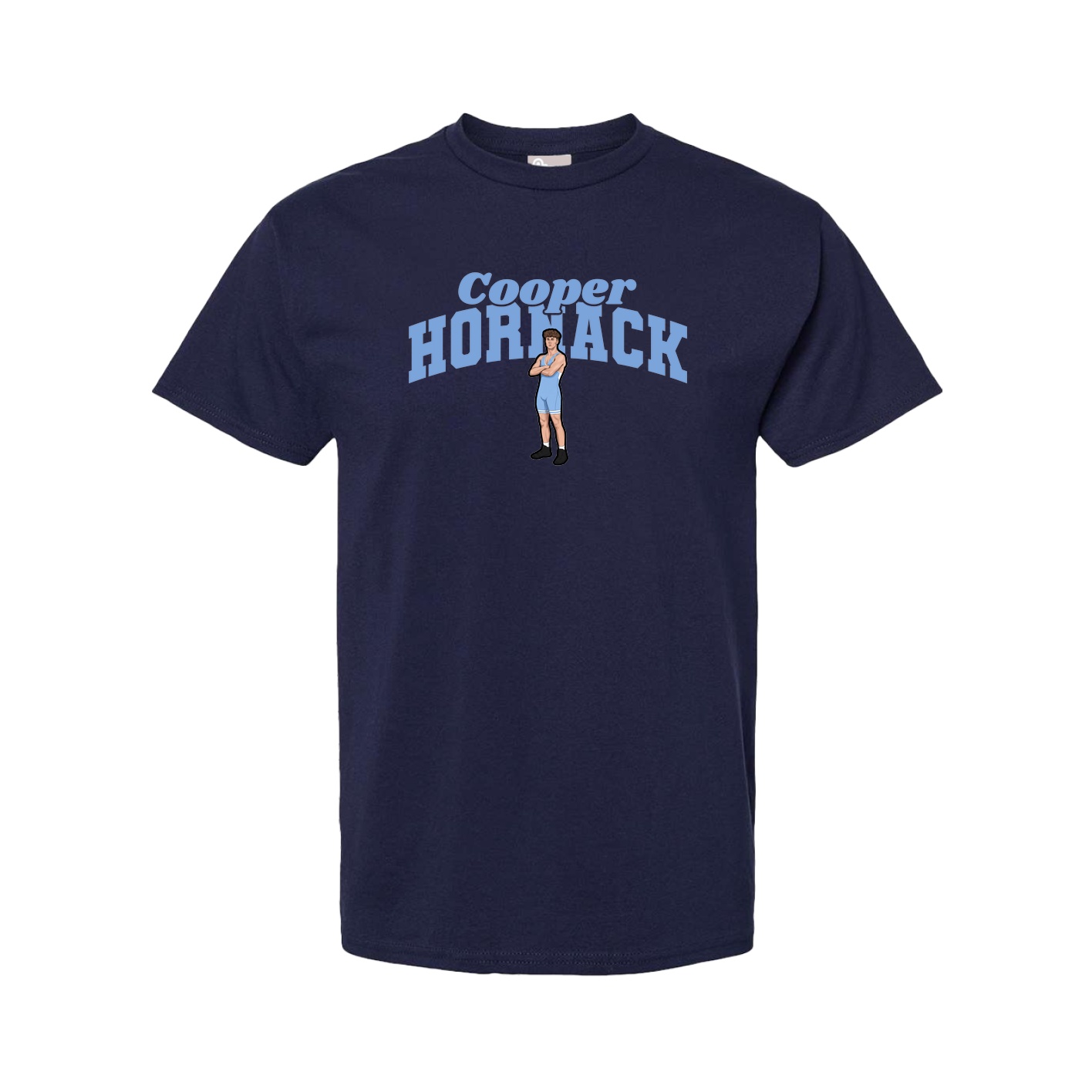 Youth Tee — Signature Arch in Navy