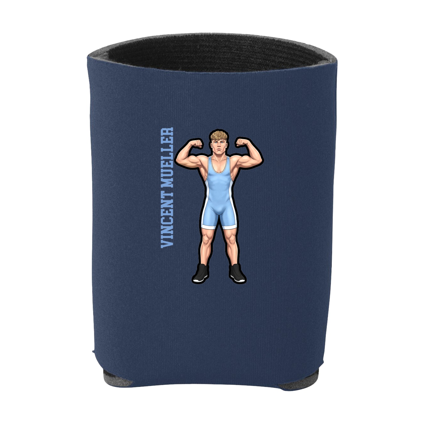 Can Holder — Name Vertical in Navy