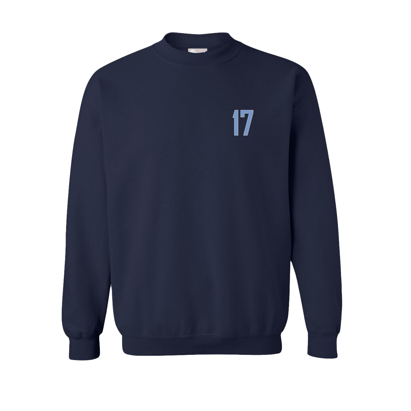 Fleece Crew — Front Shirsy in Navy
