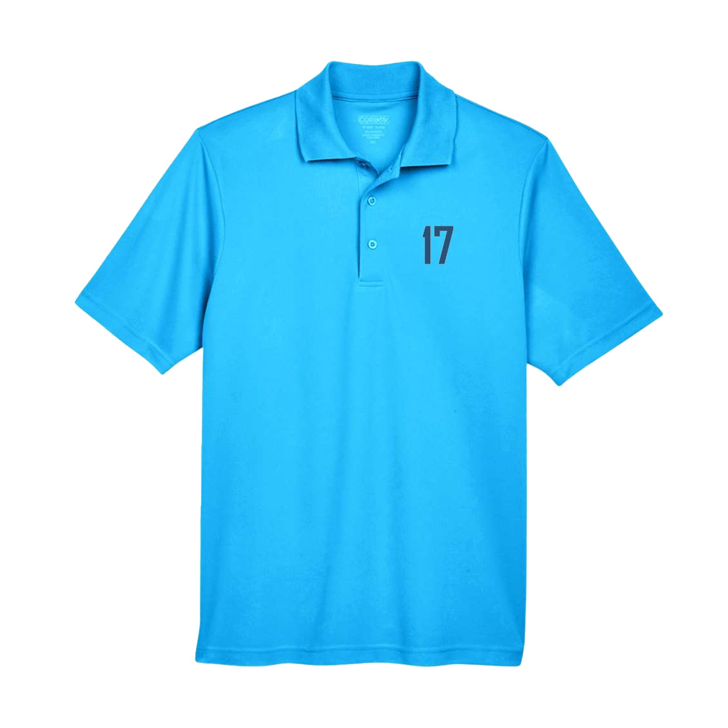 Performance Polo — Front Shirsy in Light Blue