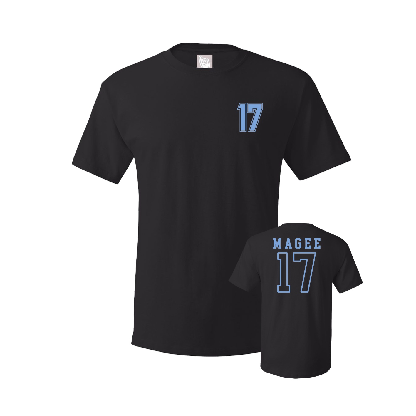 Youth Tee — Chest Back in Black