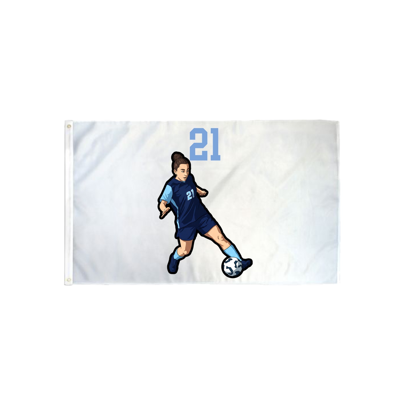 3x5 Flag — Number Top in Classic