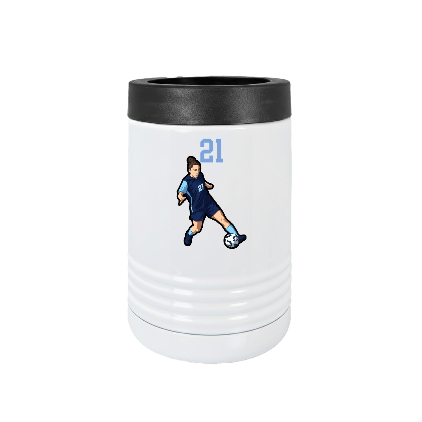 Beverage Holder — Number Top in White