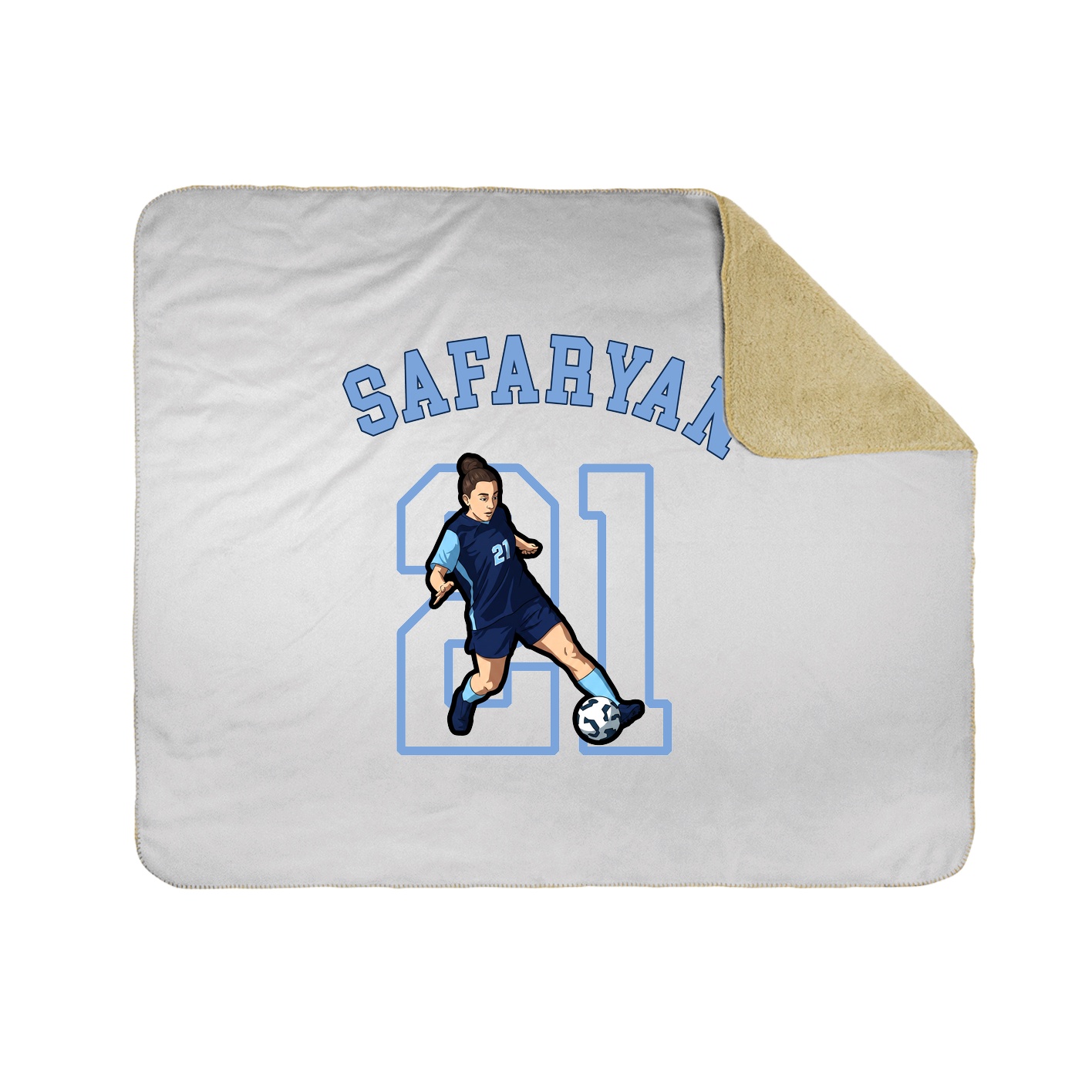 Throw Blanket — Shirsey Arch in White