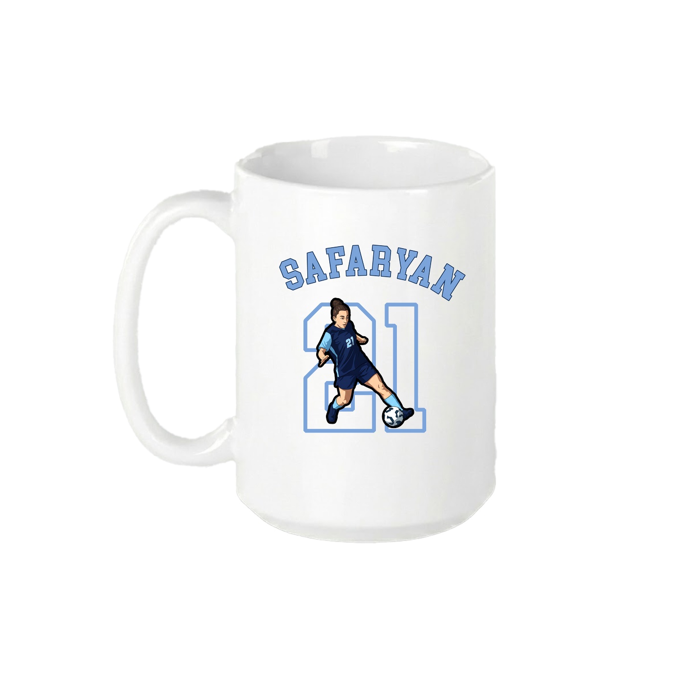 15oz Coffee Mug — Shirsey Arch in White