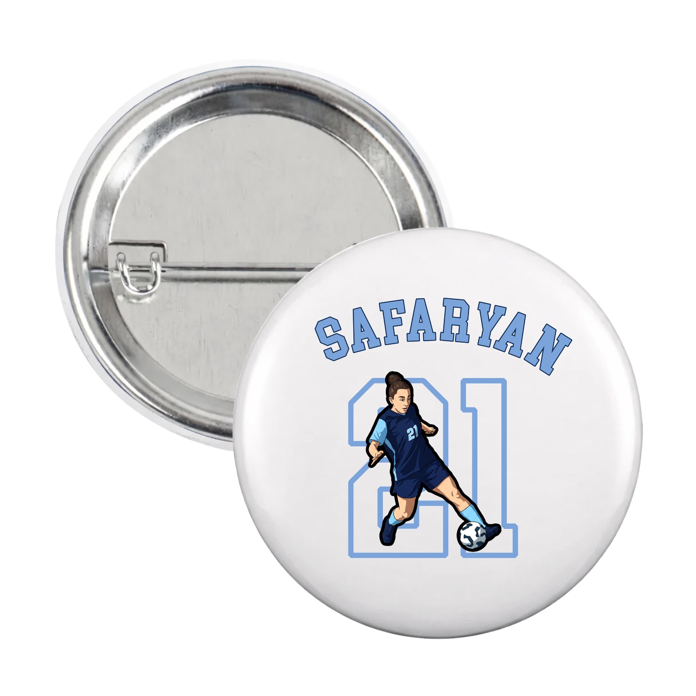 Game Day Button — Shirsey Arch in White