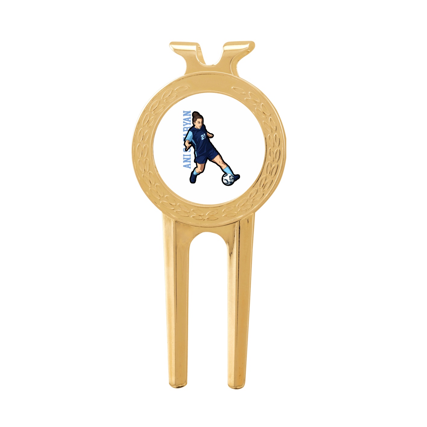Divot Tool with Ball Marker — Name Vertical in Classic