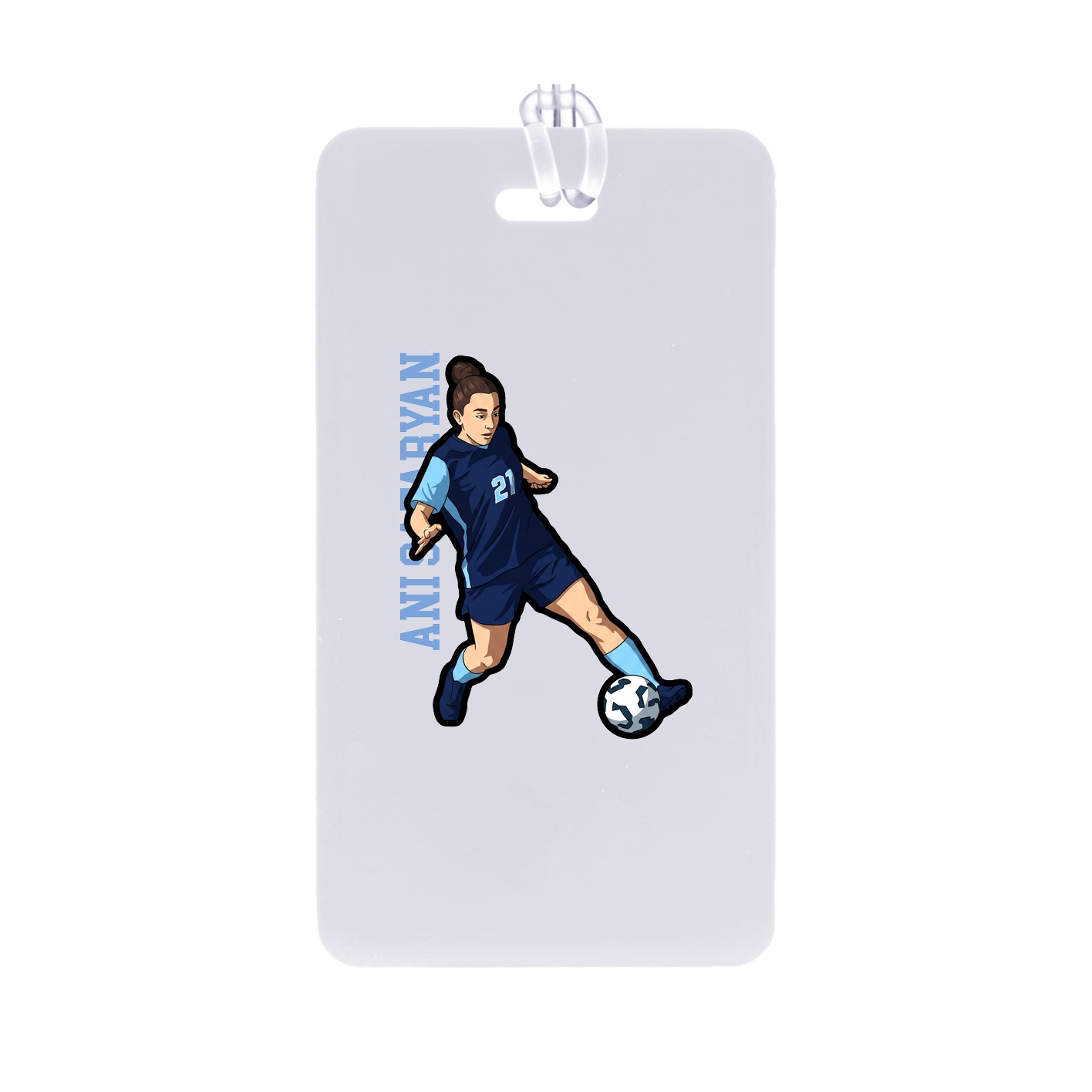 Bag Tag — Name Vertical in Classic