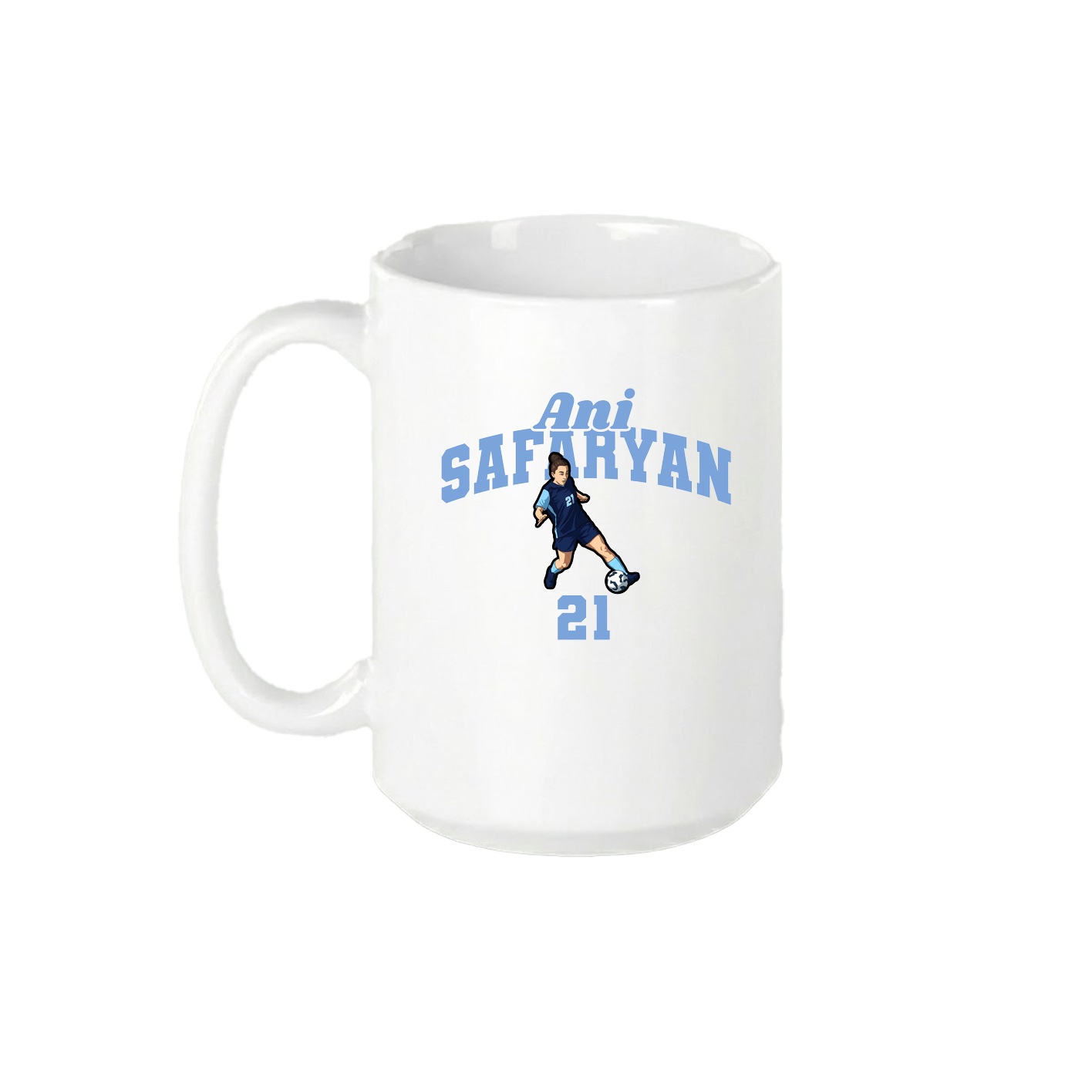 15oz Coffee Mug — Signature Arch in White