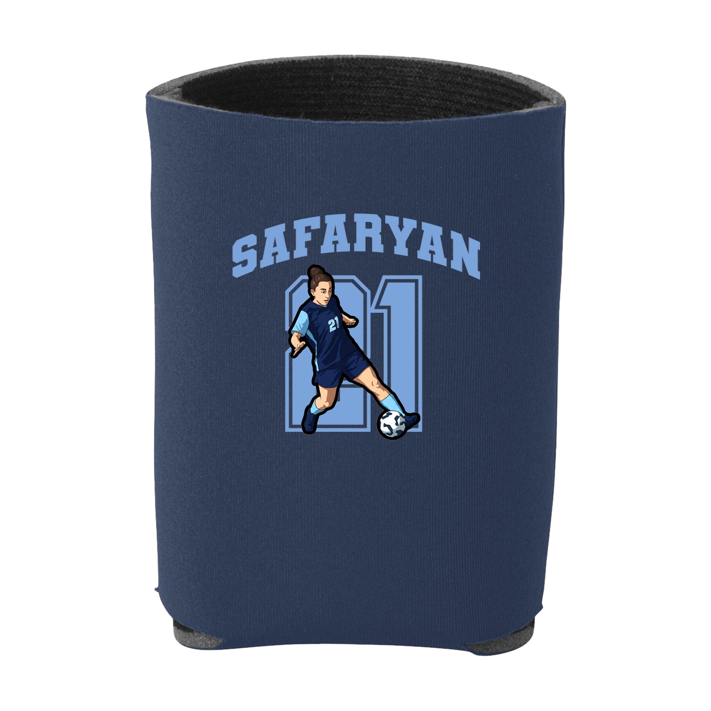 Can Holder — Number in Navy