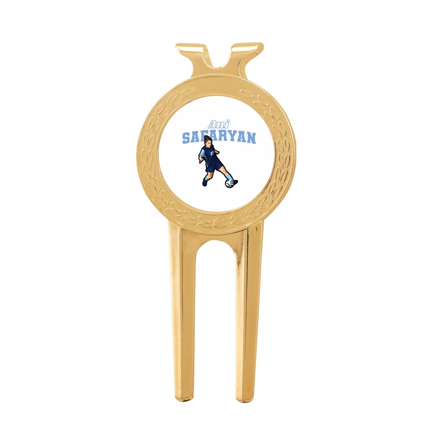 Divot Tool with Ball Marker — Name Arch in Classic