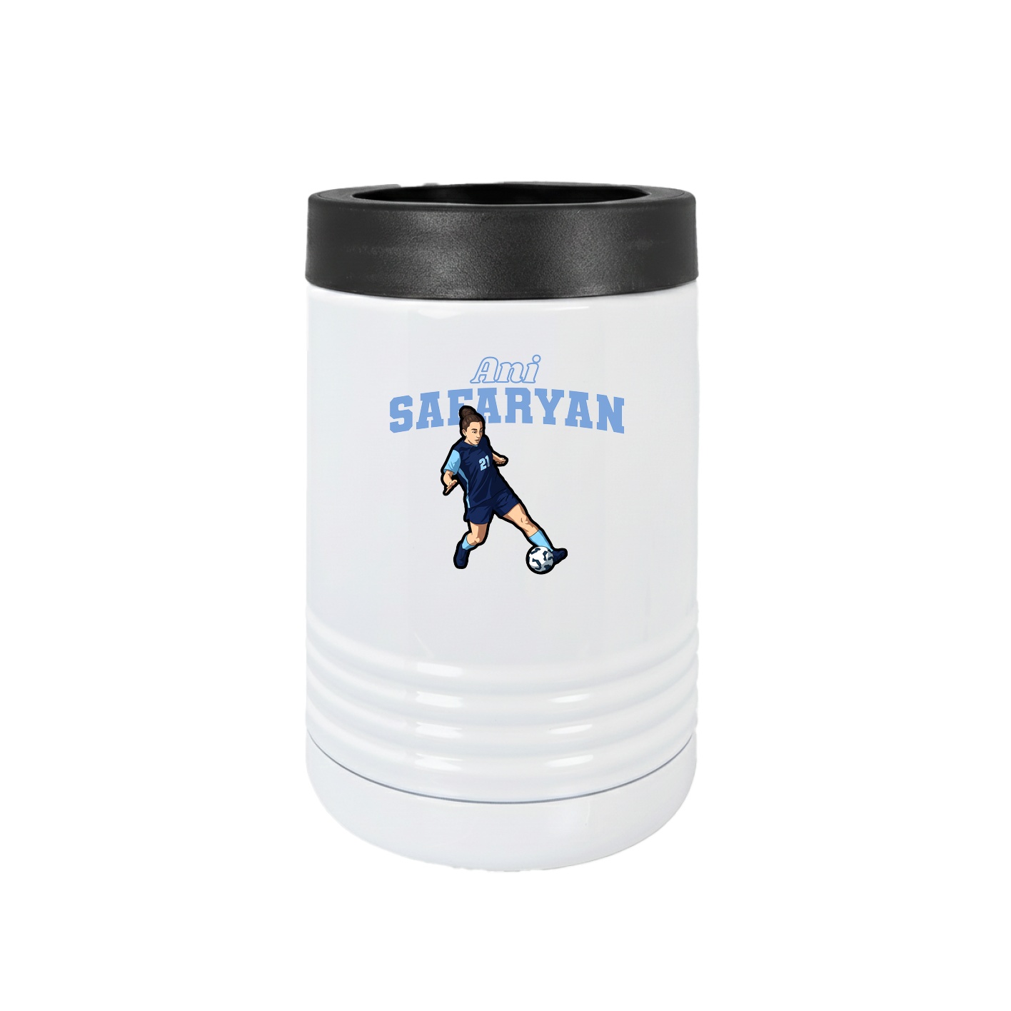 Beverage Holder — Name Arch in White