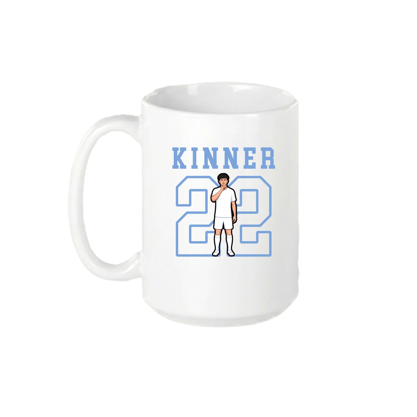 15oz Coffee Mug — Shirsey in White