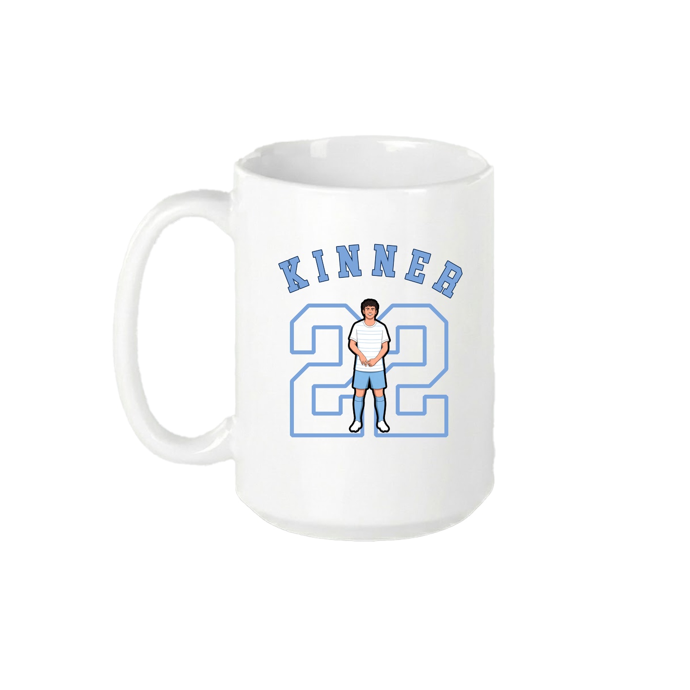 15oz Coffee Mug — Shirsey Arch in White