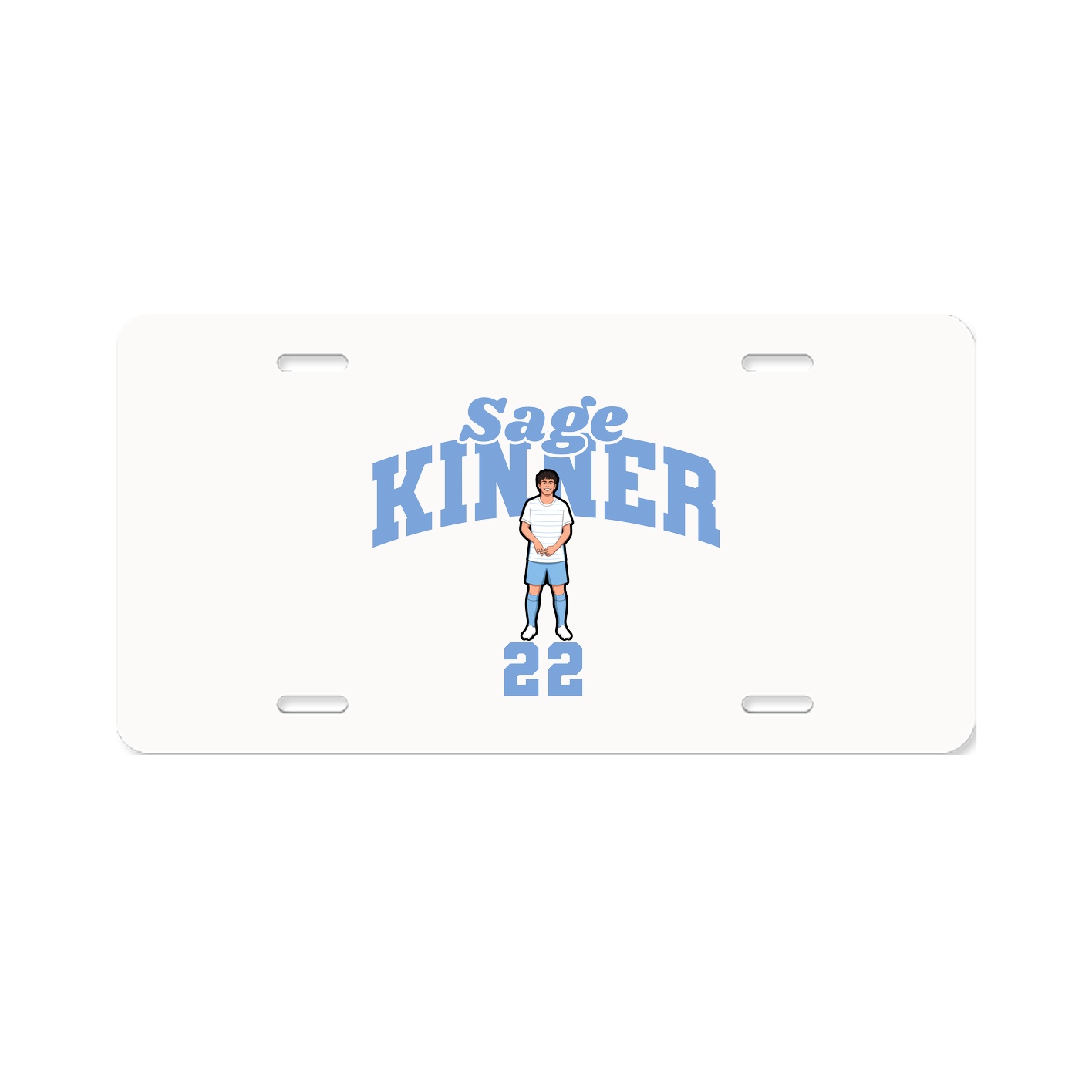 License Plate — Signature Arch in Classic