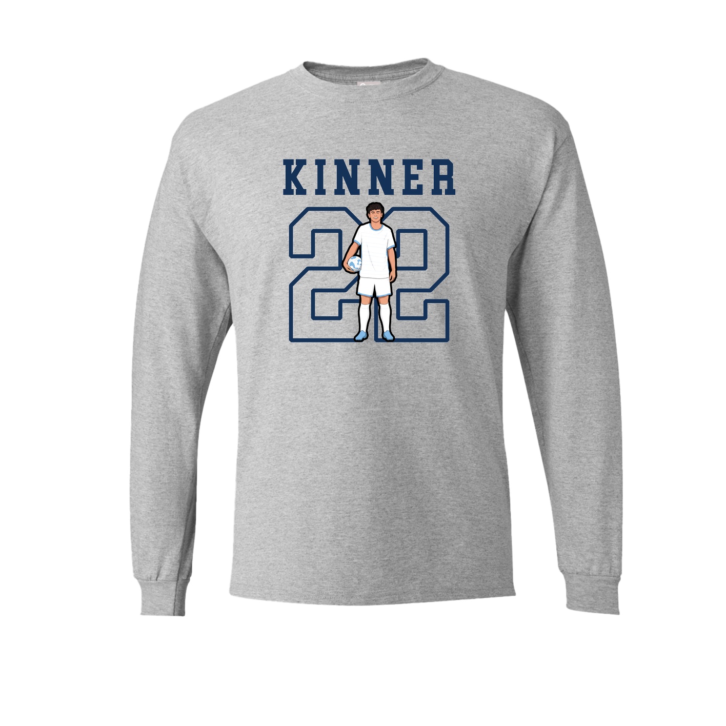 Long Sleeve Tee — Shirsey in Grey