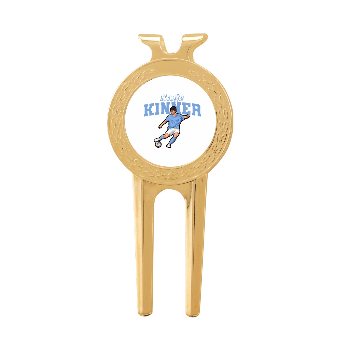 Divot Tool with Ball Marker — Name Arch in Classic