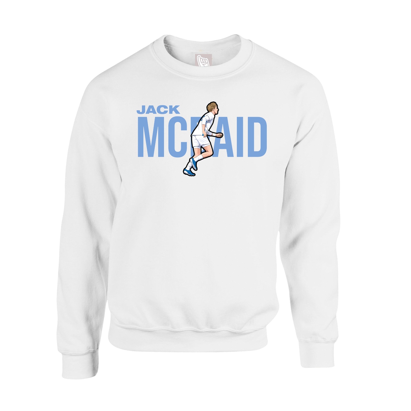 Fleece Crew — Player Name in White
