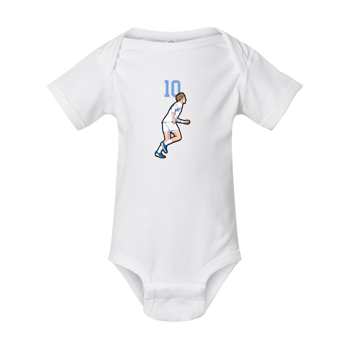 Baby Onesie — Number Top in White