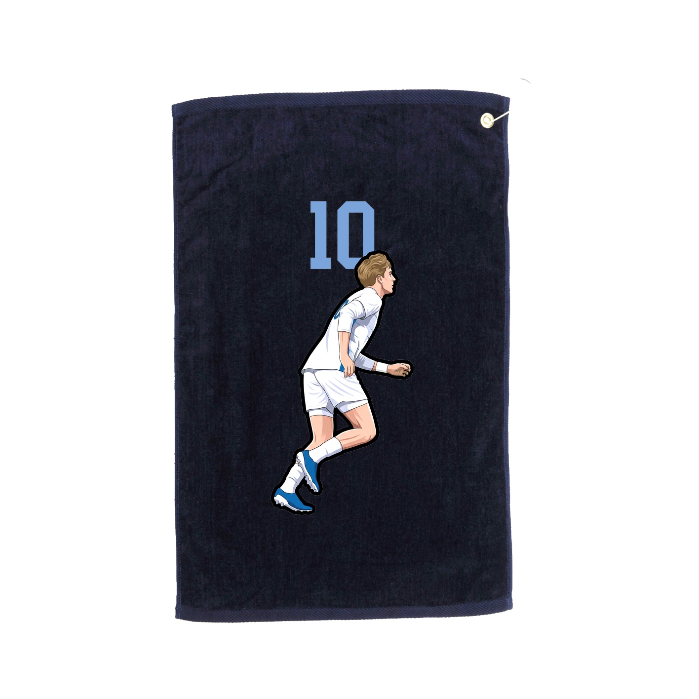 Golf Towel — Number Top in Navy