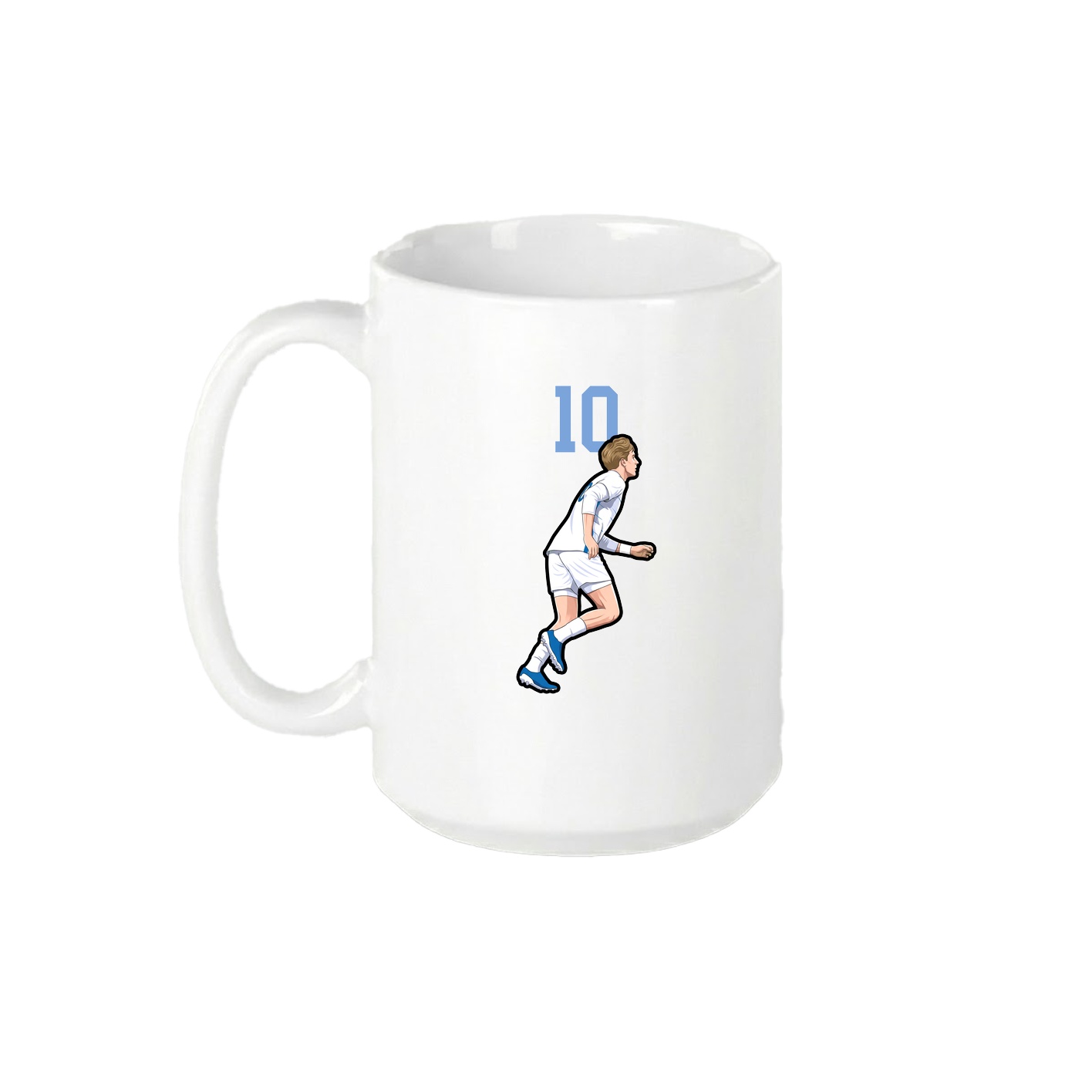 15oz Coffee Mug — Number Top in White