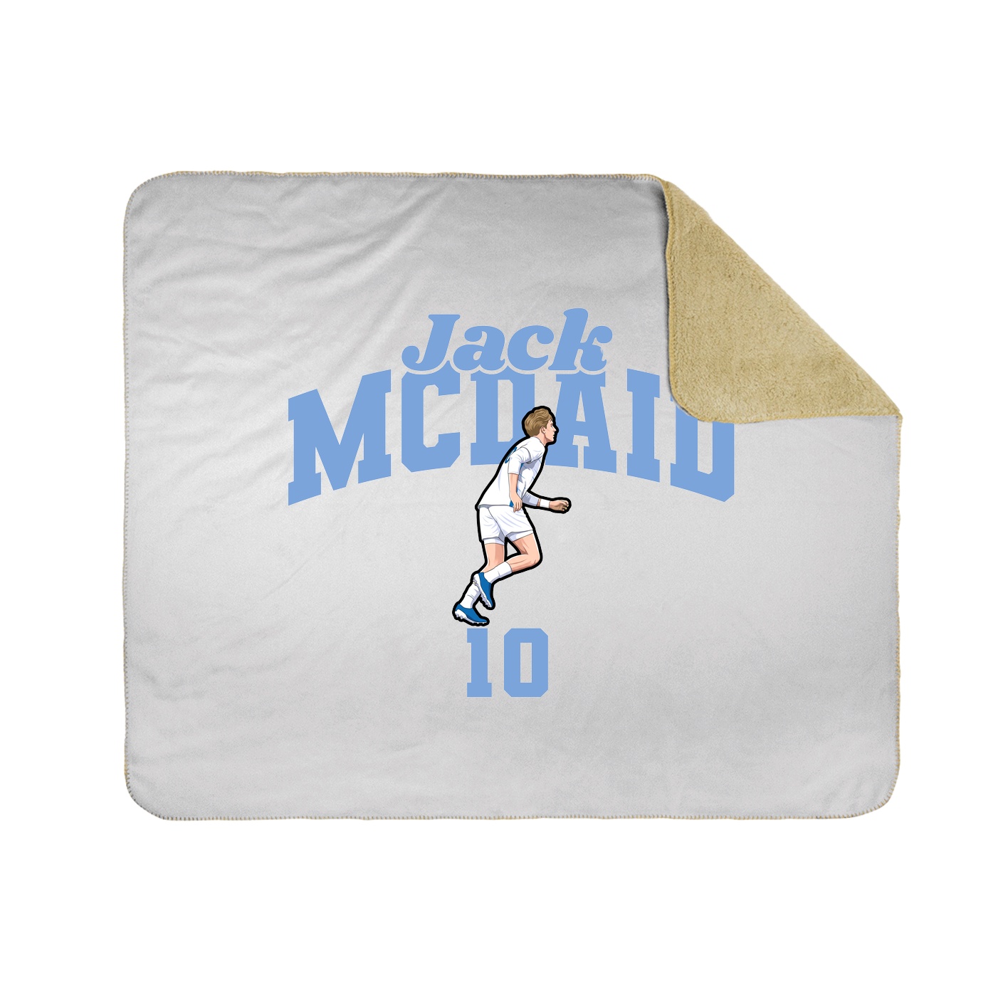 Throw Blanket — Signature Arch in White
