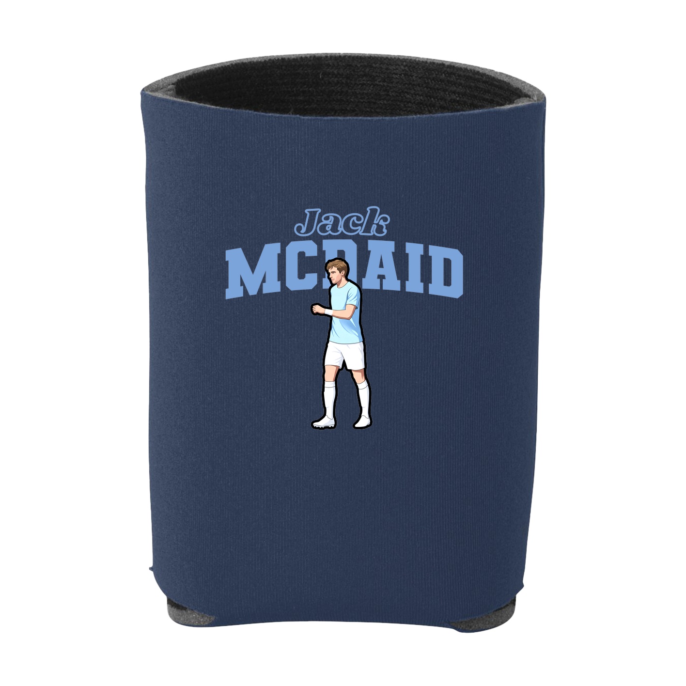 Can Holder — Name Arch in Navy
