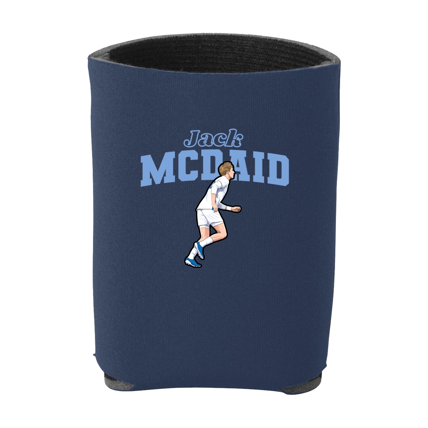 Can Holder — Name Arch in Navy