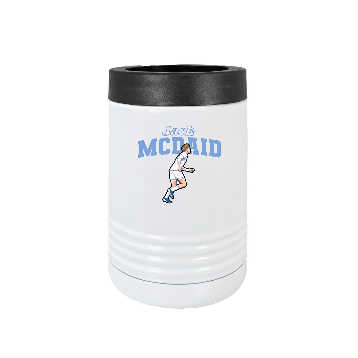 Beverage Holder — Name Arch in White