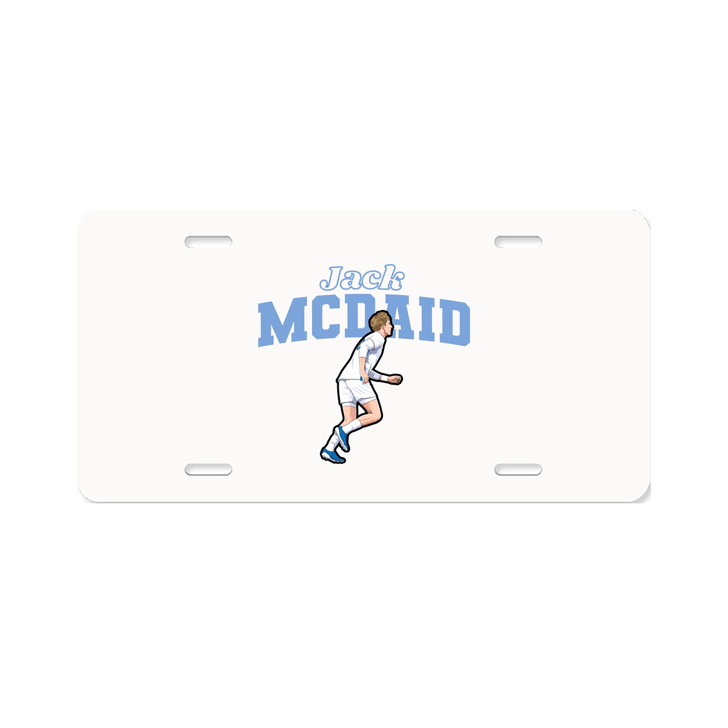 License Plate — Name Arch in Classic