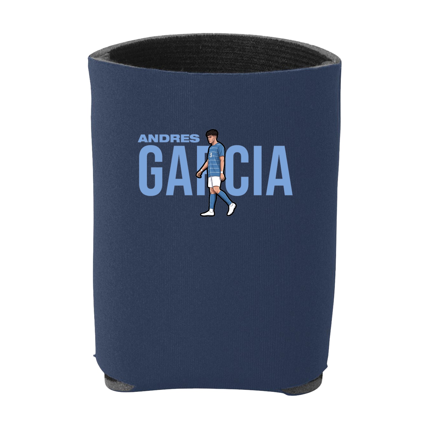 Can Holder — Player Name in Navy