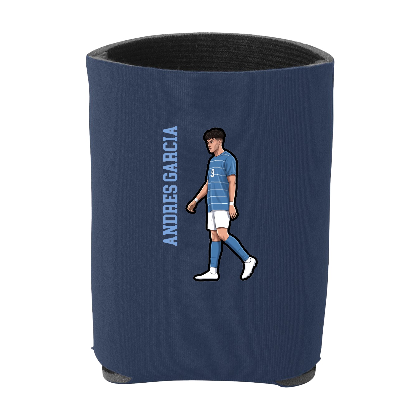 Can Holder — Name Vertical in Navy