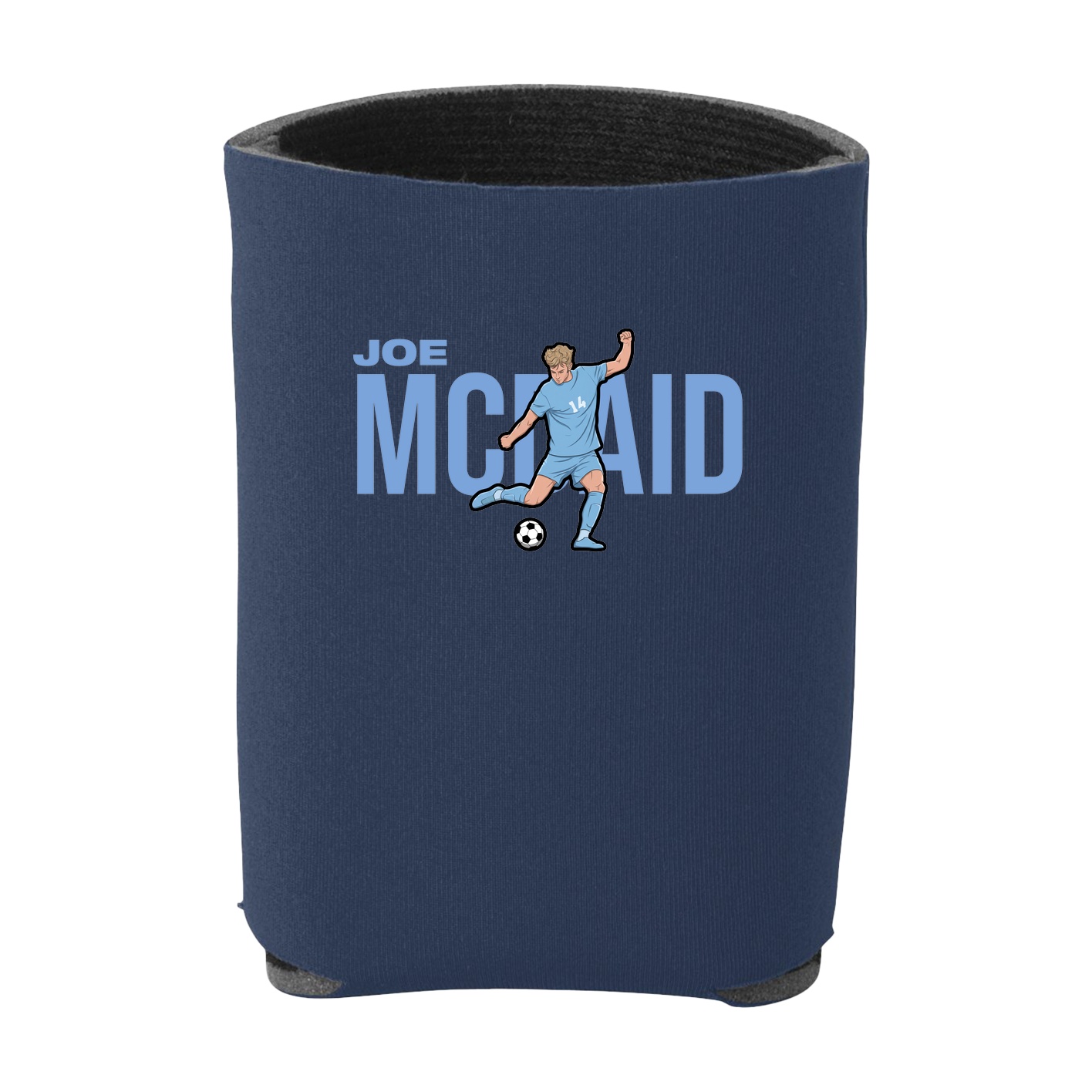 Can Holder — Player Name in Navy