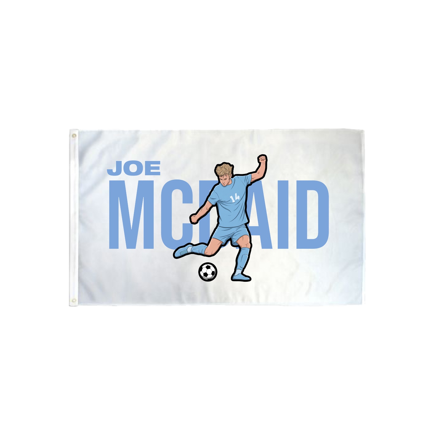 3x5 Flag — Player Name in Classic