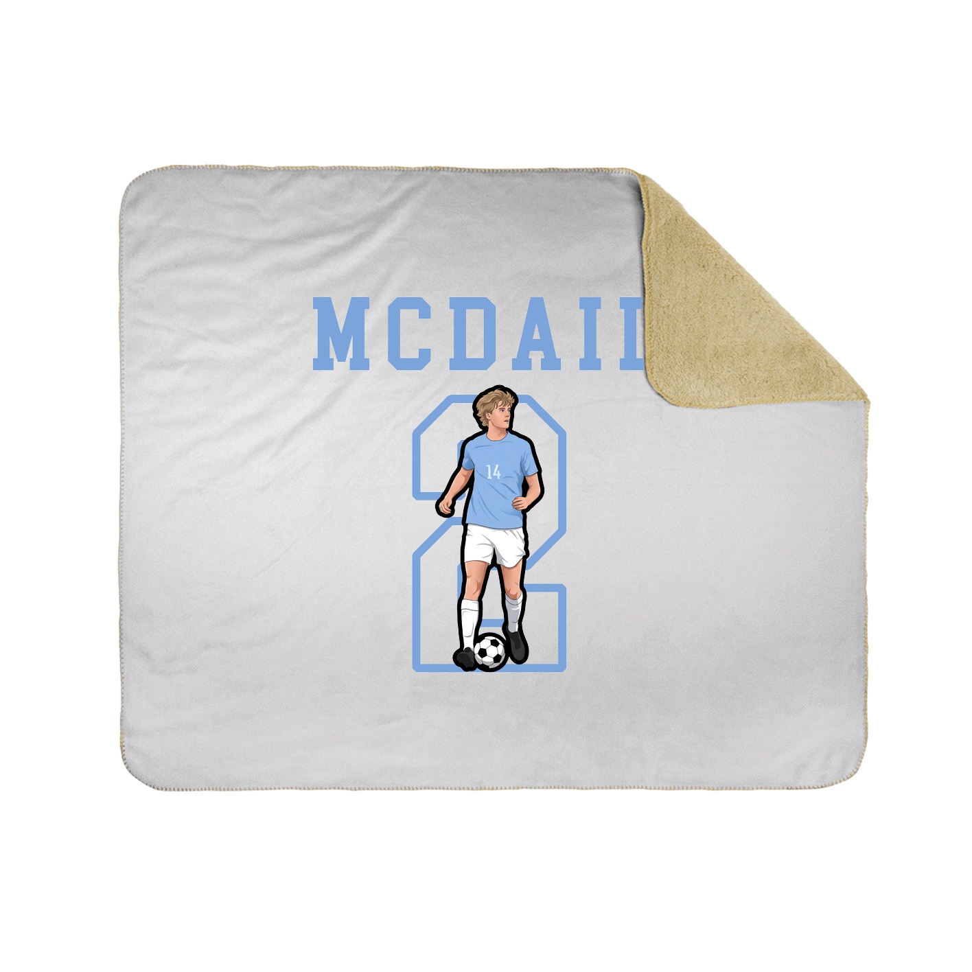 Throw Blanket — Shirsey in White