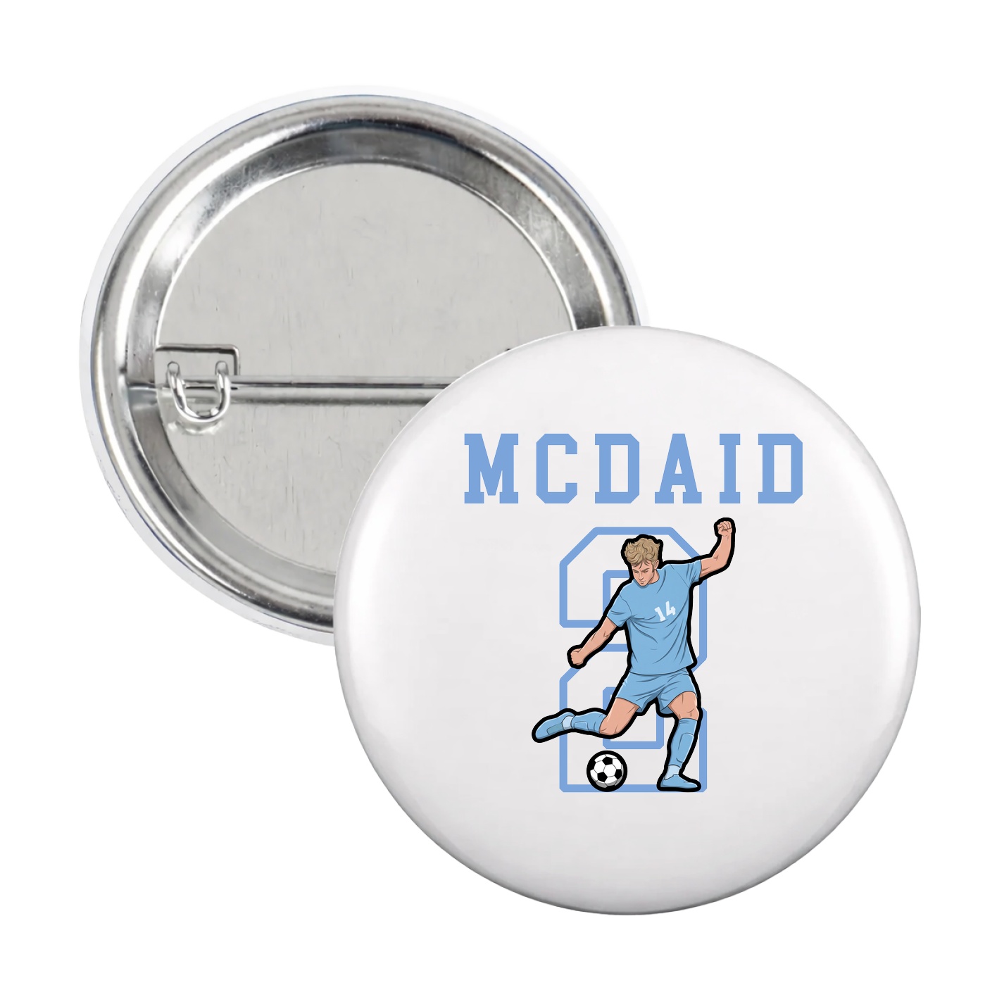 Game Day Button — Shirsey in White