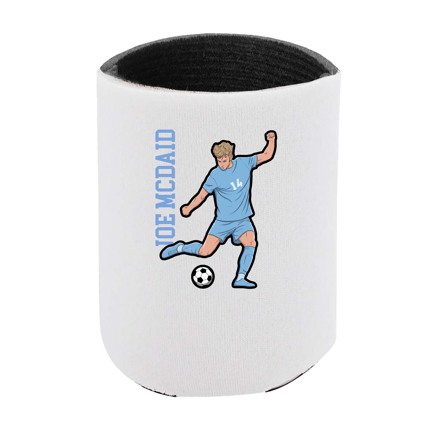 Can Holder — Name Vertical in White