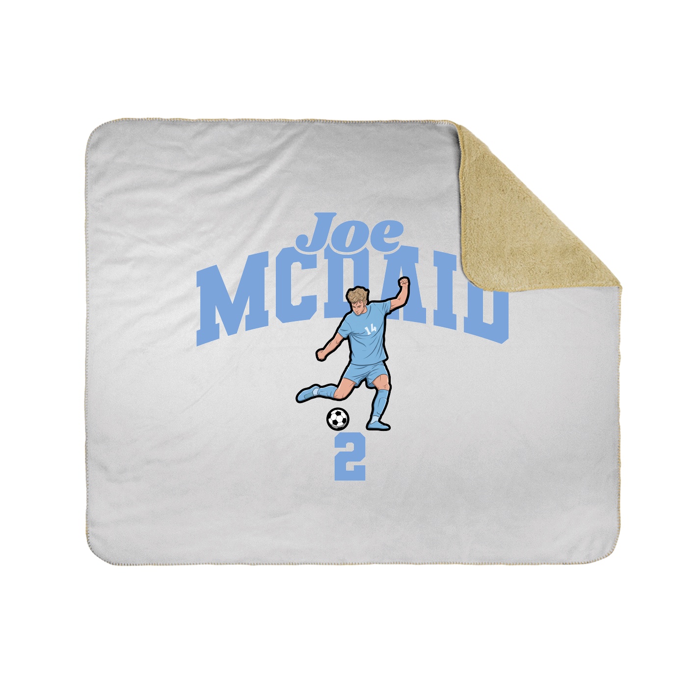 Throw Blanket — Signature Arch in White