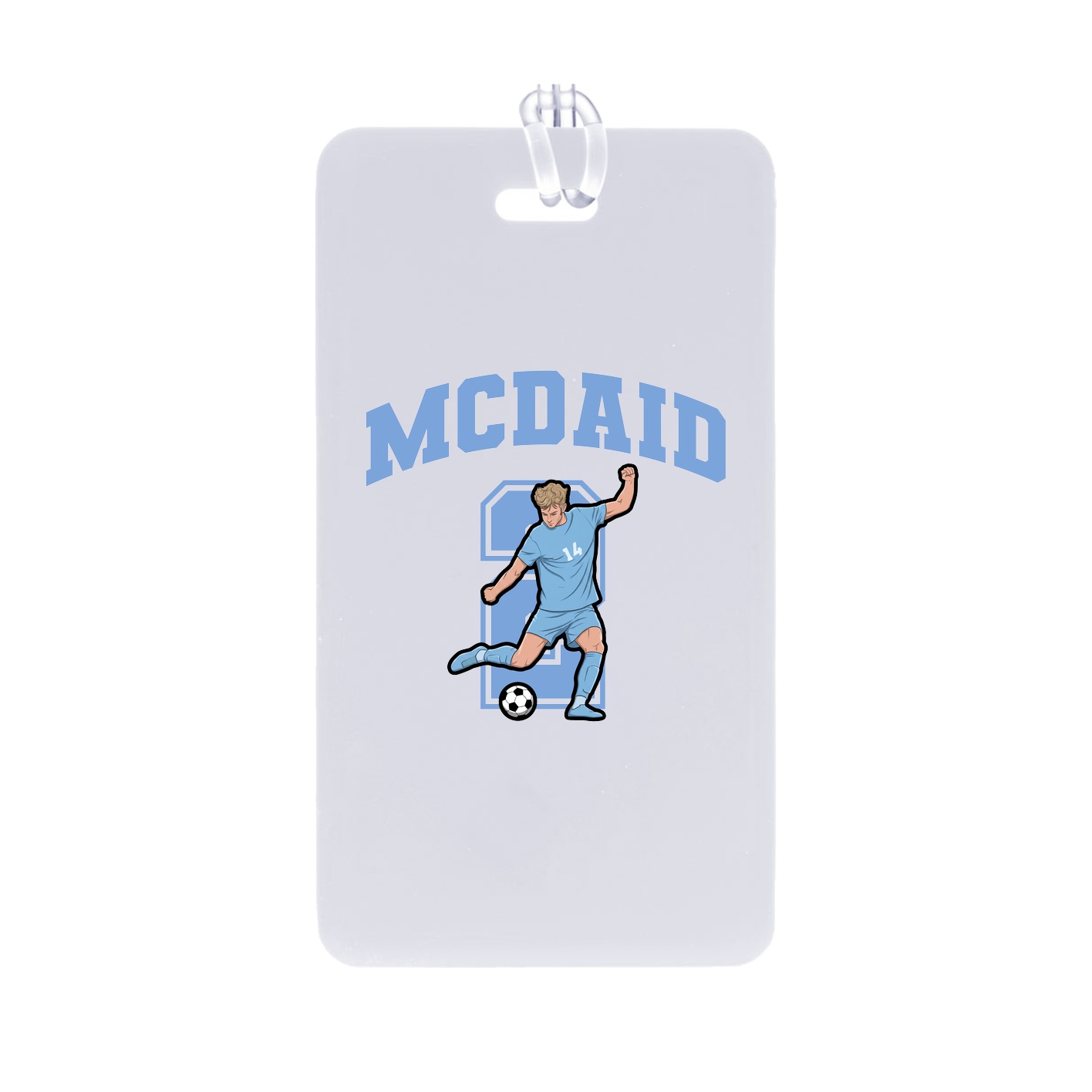 Bag Tag — Number in Classic