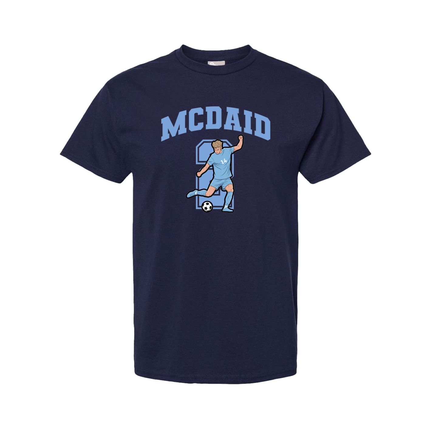Tee — Number in Navy